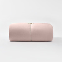 無印良品 MUJI凉柔 锦纶混纺薄被套装 床上用品 夏凉被 凉感粉色 单人用