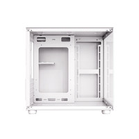 EVESKY海景房MINI全景版机箱电脑机箱无立柱台式主机m-atx主板白色侧透240水冷游戏机箱非暴风雪S920 【支持中小主板/240水冷】