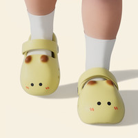 babycrayon2025新款卡皮巴拉户外儿童拖鞋亲子款夏季包头拖休闲洞洞鞋