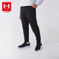 安德玛（Under Armour）儿童秋冬加绒长裤男大童加绒长裤244125118 黑色 130cm 