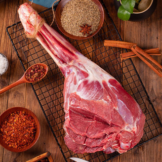 羊食光羊肉新鲜半只羊10斤羊后腿肉羔羊肋排冷冻火锅食材年货 全羊