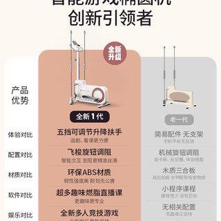 麦瑞克翘臀椭圆机家用女士器材静音臀腿训练小型椭圆仪小飞鹿
