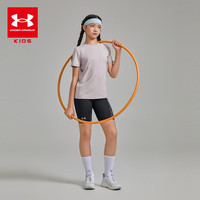 安德玛(Under Armour)女童紧身短裤休闲运动紧身裤儿童紧身运动裤252211120 黑色 130