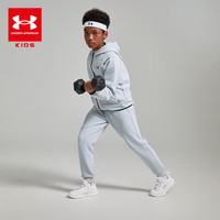 安德玛(Under Armour)男童针织长裤综训休闲百搭运动束脚卫裤251125134 浅灰 170cm