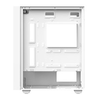 至睿 (Vision)甄选V6 至睿机箱台式电脑主机箱 支持M-ATX主板 240水冷玻璃白色机箱台式侧透机箱 甄选V6曜石白(标配棱镜5正叶风扇1把) 支持M-ATX主板/240水冷/6风扇位
