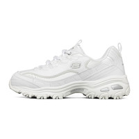 斯凯奇（Skechers）女鞋珠珠熊老爹鞋厚底增高百搭复古运动休闲鞋149463 白色/WHT 37 正常码，脚背宽高选大半码