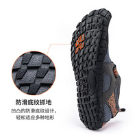 NatureHike挪客户外暖霁胶底防滑涉水鞋 沙滩鞋男女户外凉鞋溯溪鞋防滑防割速干 灰橙色 45