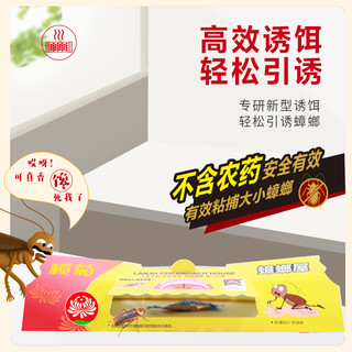 榄菊蟑螂屋6枚家用无毒灭蟑一窝端大小蟑螂通杀厨房饭店诱捕器