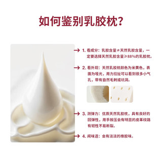 MUJI無印良品 天然乳胶枕芯 白色 60×40×10cm