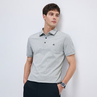 Navigare意大利小帆船抗菌男士POLO衫夏季凉感透气休闲男装翻领短袖体恤衫 冰河灰 3XL /56