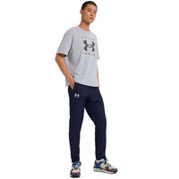 安德玛 UNDERARMOUR）春夏Rival男子梭织运动休闲长裤1390150 藏蓝色410 XL