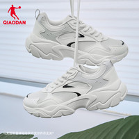 QIAODAN/乔丹 透气 男士运动鞋 象牙白/淡灰 40