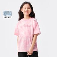 【亲子速干仿扎染】儿童短袖t恤男童女童宝宝2024夏装上衣