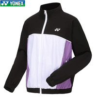 YONEX新款尤尼克斯YY羽毛球服外套运动衣服男女款 男款-150034BCR-黑 M