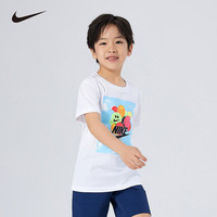 NIKE 童装男童短袖T恤2025年夏季气球卡通图案儿童短T上衣 130 /64