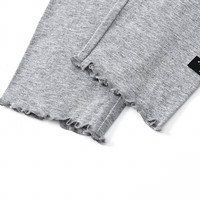 笛莎（DEESHA）童装儿童女童瑜伽裤2025夏季中大童休闲基础弹力打底裤 浅灰 160