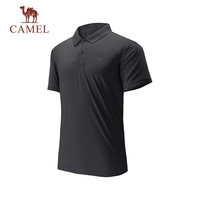 骆驼（CAMEL）原纱防晒冰感POLO衫商务休闲翻领上衣 J15BAXN016，，男