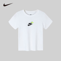NIKE 耐克童装男童短袖T恤夏季新款透气排汗儿童印花休闲短T上衣 【建议身高116-122cm】