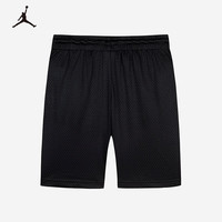 NIKE JORDAN 耐克AJ童装男童短裤夏季儿童网眼透气篮球短裤 正黑色 90 /50 【身高86-92cm】