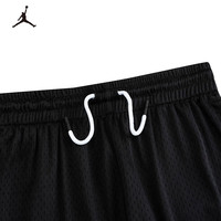 NIKE JORDAN 耐克AJ童装男童短裤夏季儿童网眼透气篮球短裤 正黑色 120 /56 【身高110-116cm】