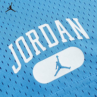 NIKE JORDAN 耐克AJ童装男童短裤夏季儿童网眼透气篮球短裤 苔藓蓝 150 /63 【身高140-152cm】