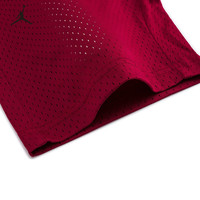 NIKE JORDAN 耐克AJ童装男童短裤夏季儿童网眼透气篮球短裤 杰斯特红 110 /50 【身高98-104cm】