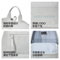 skechers运动包户外包配件双肩背包防泼水面料挺括2025春季
