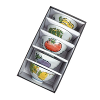 美浓烧(Mino Yaki)日本进口陶瓷日式和风家用饭碗创意陶瓷高脚米饭碗可爱碗