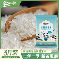 宋稻家 丝苗猫牙米3斤装 南方大米团购新米籼米