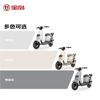宝岛电动车 BODO 宝岛 电动自行车新款N18锂电48V24Ah星恒锂电长续航80km豪华外观代步首选 塔夫白