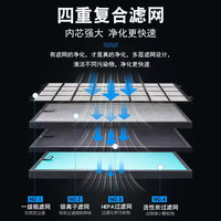 TaTanice智能烟灰缸空气净化器吸烟高端大气上档次送父亲男士滤网*1