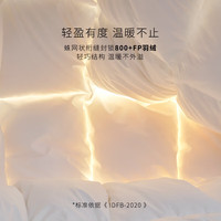 康尔馨 Canasin【希尔顿鹅绒被】抗菌冬羽绒被绒重2.3斤