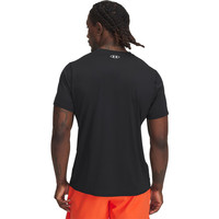 安德玛（UNDERARMOUR）春夏HeatGear男子修身训练运动短袖T恤6000939 黑色001 3XL