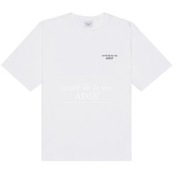 acme de la vie 韩国直邮ADLV 基础短袖 休闲圆领短袖纯棉高档 时尚百搭 高级感