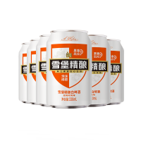 珠江啤酒 超值神价!比利时风味白啤 精酿啤酒 330mL 6罐 折1.5元/瓶!