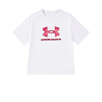安德玛（Under Armour）儿童宽松圆领短袖男女童春夏季舒适休闲百搭日常短袖T252320541