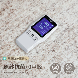 布迪思客厅地毯防水防滑卧室床边茶几母婴0甲醛意式极简风 悠然 120cm*200cm 1件