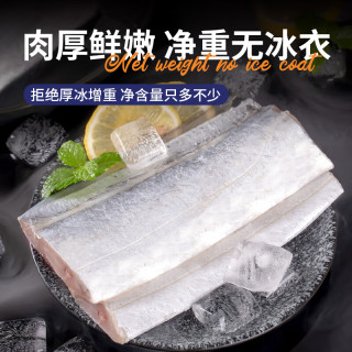 三都港 东海带鱼刀鱼中段冰鲜冷冻大带鱼 生鲜海鲜水产鱼类海鱼宁德特产 东海带鱼段2包共1.24斤