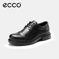 爱步(ECCO)德比鞋 圆头男士商务皮鞋男鞋英伦风经典皮鞋增高 都市首尔522314 52231401001