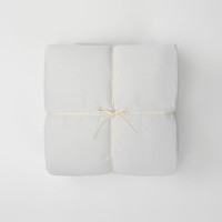 無印良品 MUJI凉柔 薄被枕套套装 夏凉被子凉感 灰色 单人薄被150*200cm枕套1个