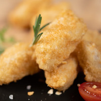 禧美海产 新西兰战舞鳕鱼块200g 南蓝鳕 空气炸锅小食 煎炸半成品 尝鲜装 【裹粉尝鲜装】 鳕鱼块 200g