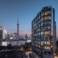躺在床上看东方明珠！黄浦江边氛围感拉满！上海外滩悦榕庄酒店江景大床房2晚连住（含2大1小早餐+旅拍）