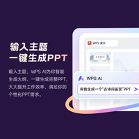 WPS大会员1年卡 含超级会员所有功能+WPS AI 金山办公软件PDF转word 图片处理PDF辑转换文档修复批量输出长图1T云空间 海量模板资源 兑换码 WPS大会员1年