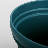 爱丽思特大号花盆种树盆带托庭院大口径深型花盆Valencia凸纹20号深绿