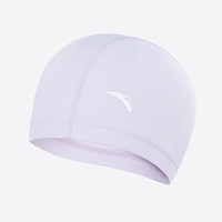 安踏（ANTA）运动泳帽 游泳成人专业竞速大头围黑不勒头男女通用防水泳帽 紫色-3 均码