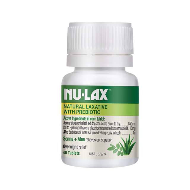 乐康膏 NU·Lax 乐康片 芦荟味 40片*3瓶