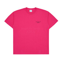 acme de la vie ADLV 男女同款短袖T恤 ADLV-23SS-SSLBSN-PNK