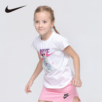 NIKE 耐克小童装女童萌宠短袖T恤夏季儿童休闲上衣
