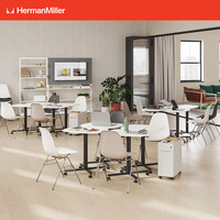 赫曼米勒（HERMAN MILLER）Passport 移动边桌 经典款 居家办公升降桌电脑桌学习桌书桌 白色【57天内】