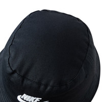 NIKE 耐克儿童双面毛绒渔夫帽冬季儿童保暖防风水桶冷帽 正黑色 4/7【头围54cm】
